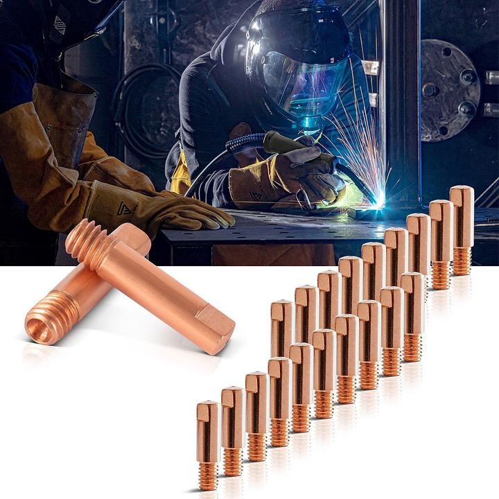 Produktbild Stahlwerk Stromdüsen AK15 MB15 Kontaktdüsen M6x25 0,8 mm MIG MAG Verschleissteile
