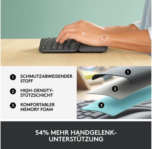 Image du produit Logitech Ergo K860 (CH, Sans fil)