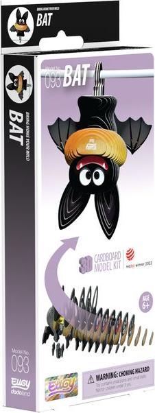 Actual product image Eugy 3D Bat Craft Set (MQ6) (33 pieces)