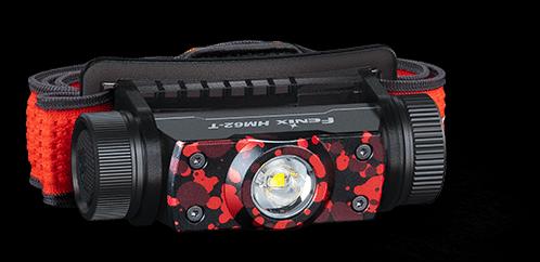Actual product image Fenix HM62-T, LED headlamp, 1200 lumens, Magma (1200 lm)