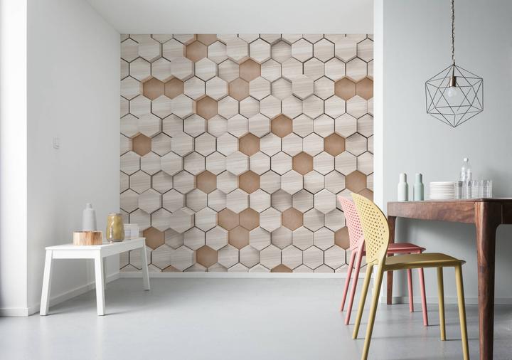 Actual product image Komar Woodcomb Nude (400 x 250 cm)