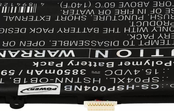 Actual product image AccuCell Battery HP Spectre X360 13-AP0109ng / X360 13-AP0312ng / Type L28538-AC1 / SP04XL (3850 mAh)
