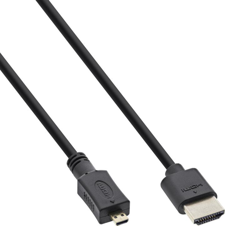 Immagine prodotto InLine HDMI (Typ A) — micro HDMI (Typ D) (1 m, HDMI)