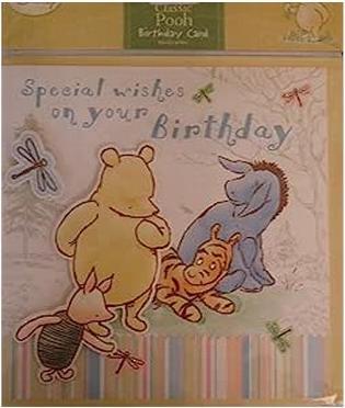 Image du produit Winnie the Pooh Carte d'anniversaire classique (1 pcs)