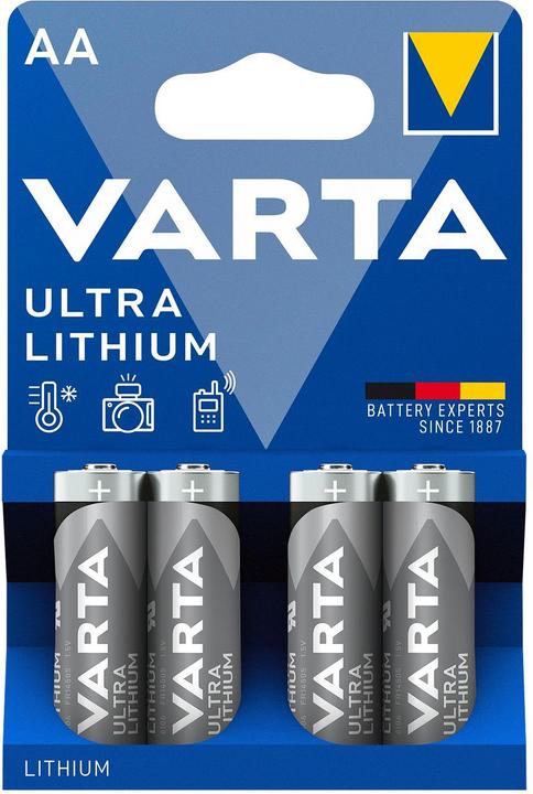 Varta ULTRA Lithium (4 Stk., AA, 3000 mAh)