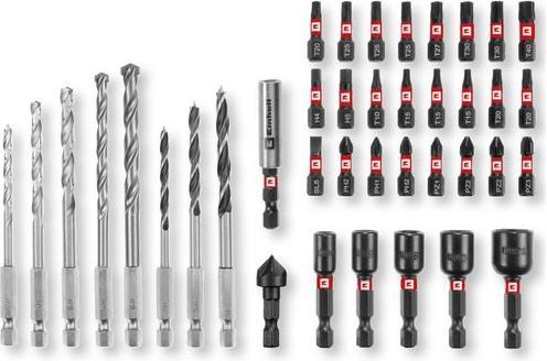 Actual product image Einhell 108759 39-piece drill and bit range (4 mm, 5 mm, 6 mm, 8 mm)