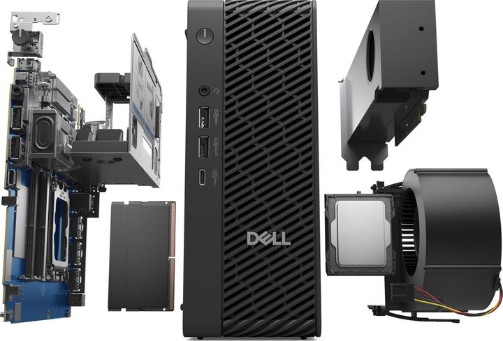 Image du produit Dell Pro Max Micro FCM2250 (Intel Core Ultra 7 265, 32 Go, 1000 Go, RTX A1000)