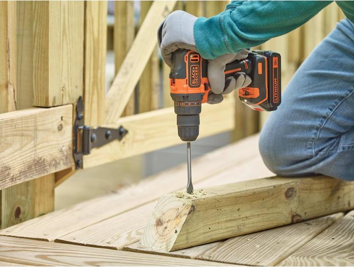 Actual product image Black & Decker & Decker BDCDD186KB Drill without key (Rechargeable battery operated)