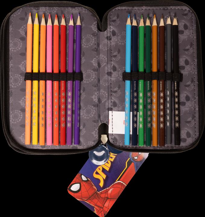 Actual product image Spiderman Spider-Man - Double Pencil Case w/Content (017808516)
