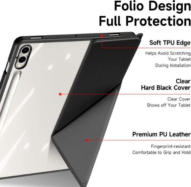 Produktbild Dux Ducis Magi Series Bookover (Galaxy Tab S9+, Galaxy Tab S9 FE+)