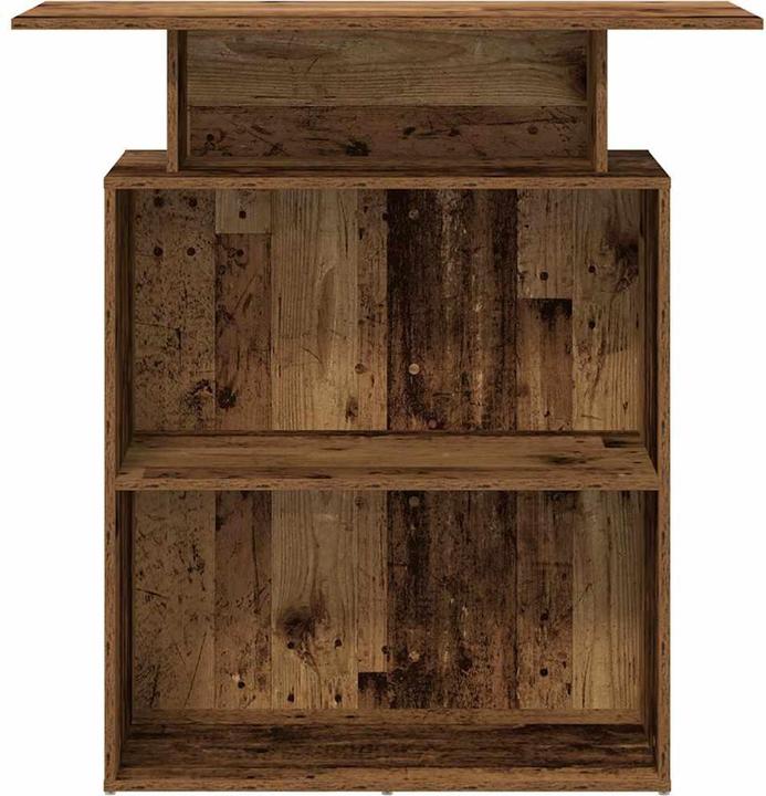 Actual product image VidaXL Reception counter reclaimed wood look 100x40x104 cm wood-based reception counter