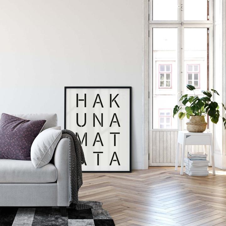 Image du produit Trenddeko Tableau Hakuna Matata (60 x 80 cm)