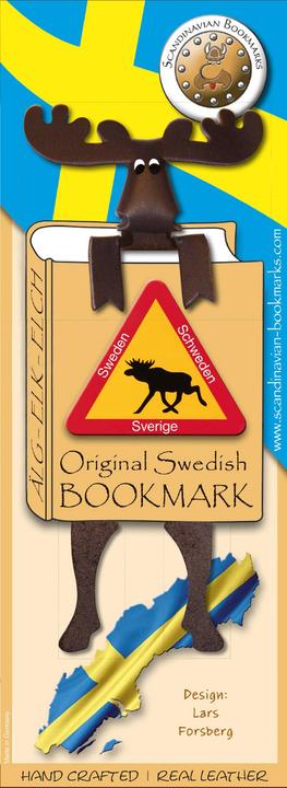 Scandinavian Bookmarks Lesezeichen Elch, Schweden