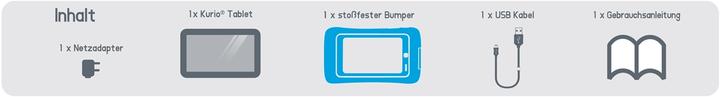 Productafbeelding KD Toys Kurio Tab Ultra 2 blauw (Frans, Italiaans, Duits)