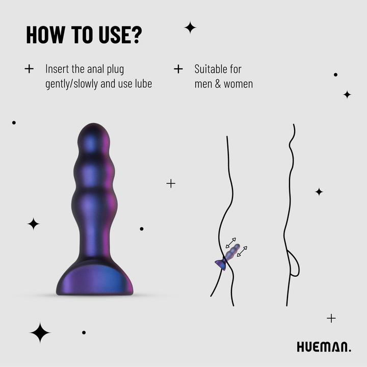 Actual product image Hueman Space Invader vibrierender Analplug