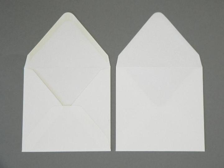 Produktbild Blanke Briefumschläge 160x160mm 120g/qm gummiert VE=100 Stück biotop (100 x)