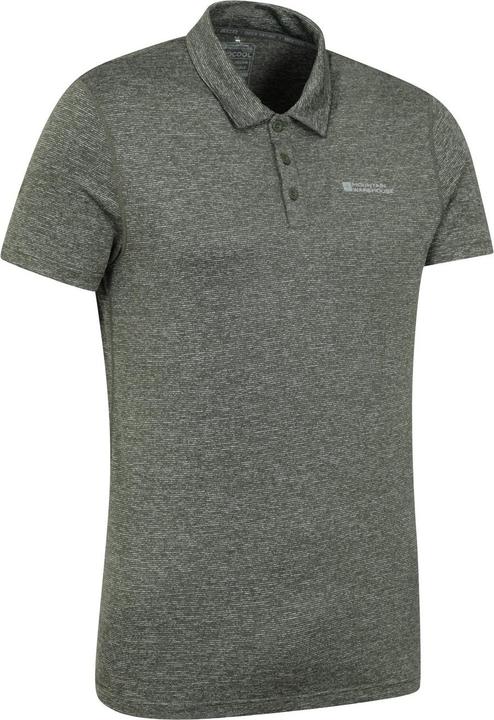 Actual product image Mountain Warehouse Mens Agra Stripe Polo Shirt (S)