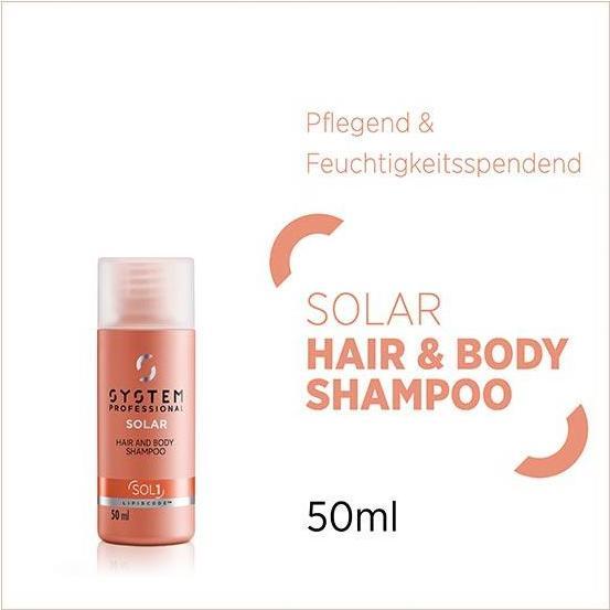 Immagine prodotto System Professional Solare - Shampoo per capelli e corpo (50 ml, Shampoo liquido)