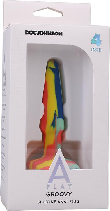 Produktbild Doc Johnson Groovy - Silicone Anal Plug - 4" / 10 Cm