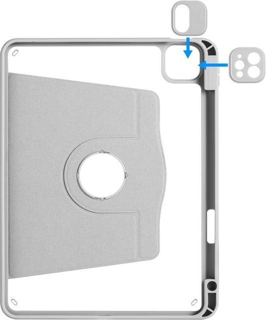 Actual product image MU Classic Rotatable leather cover (IPad Pro 11 (2020))