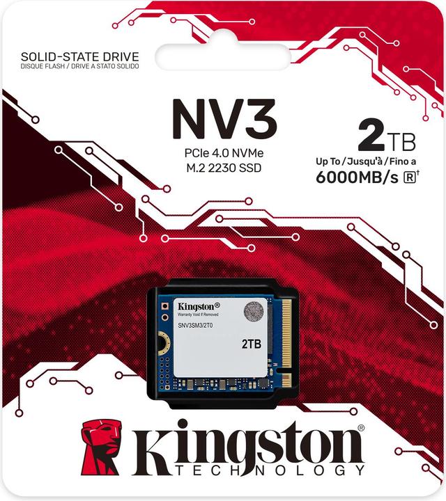 Produktbild Kingston NV3 (2000 GB, M.2 2230)