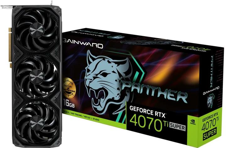 Actual product image Gainward VGA RTX4070TI SUPER 16GB Panther OC (16 GB)