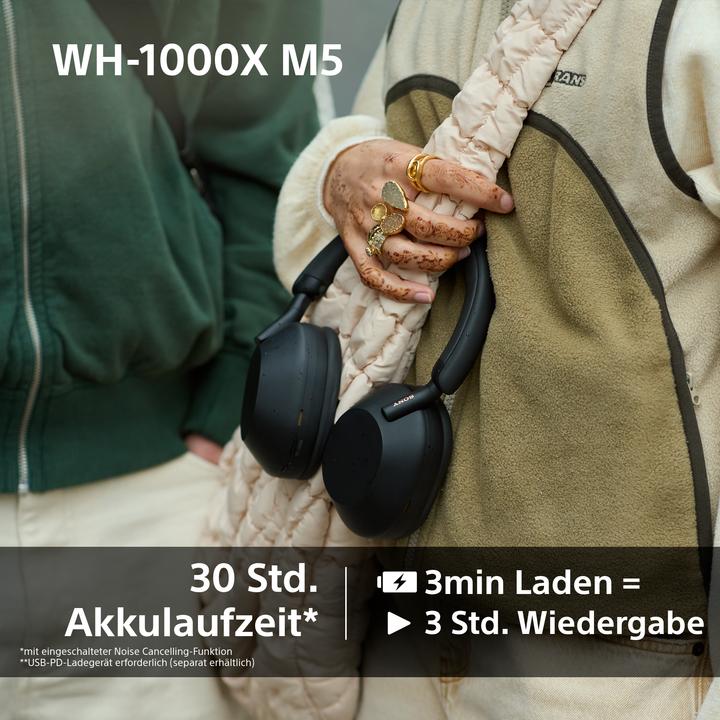 Actual product image Sony WH-1000XM5 (ANC, 30 h, Wireless, Cable)