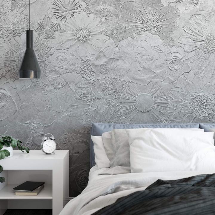 Produktbild Trenddeko Silber-Blumen (384 x 260 cm)