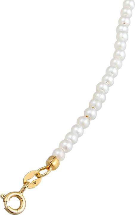 Immagine prodotto Elli Piedi Gioielli Perle Sintetiche Classic Basic Argento 925 (Argento 925 placcato oro, Rame, Perla sintetica, 22 cm)