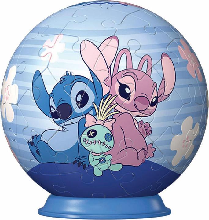 Produktbild Ravensburger 3D Puzzle 11597 - Puzzle-Ball Disney Angel - für grosse und kleine Stitch Fans ab 6 (54 Teile)