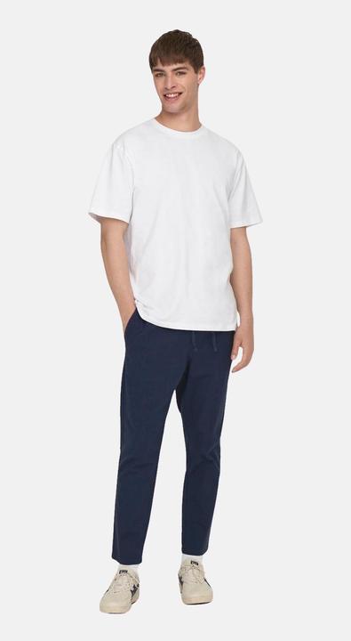 Actual product image Only & Sons Onslinus Crop 0007 Cot Lin Pnt Noos (M)