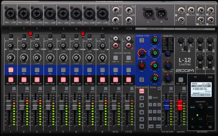 Immagine prodotto Zoom L-12 LiveTrak (Mixer da studio e live)