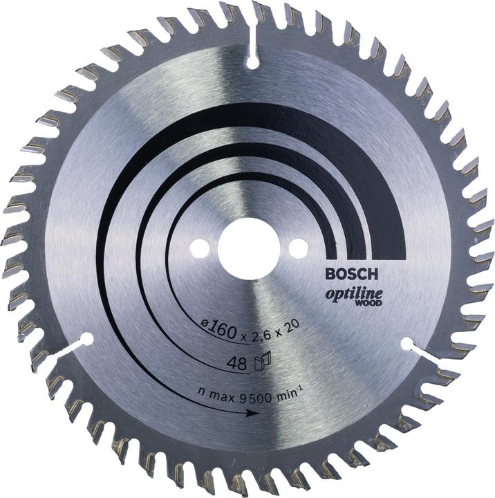 Actual product image Bosch Professional Zubehör PRO Wood circular saw blade, 160 x 2.6 x 20 mm