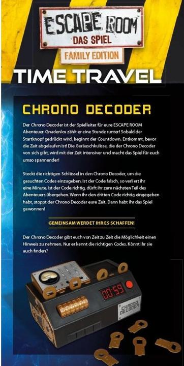 Produktbild Noris Escape Room Das Spiel - Timetravel (Deutsch)