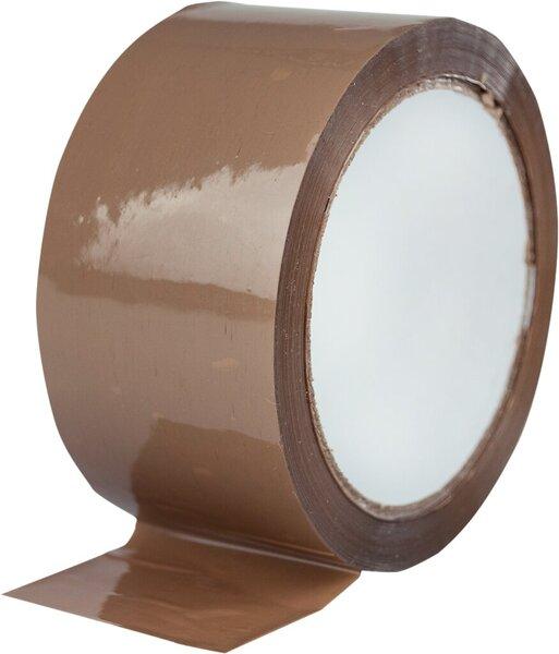 Produktbild Büroring Packband, 50 mm x 66 m, braun, PP-Folie, Abrollgeräusche: leise, Stange à 6 Rollen (50 mm)