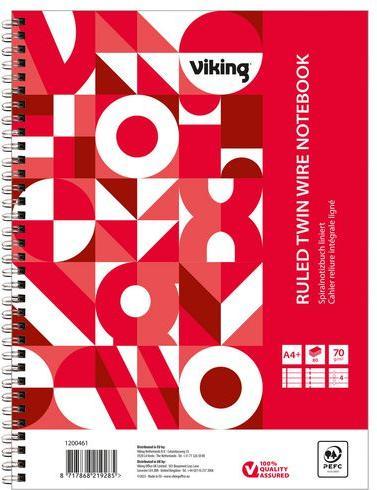 Produktbild Viking Notizbuch DIN A4+ Liniert (A4+, Liniert, Weicher Einband)