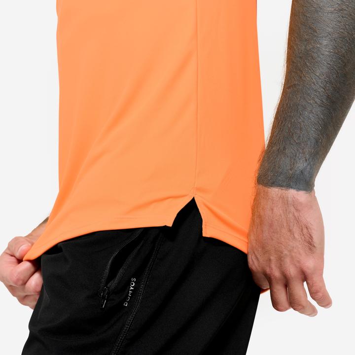 Actual product image Domyos Tank Top Herren atmungsaktiv - orange (XXL)