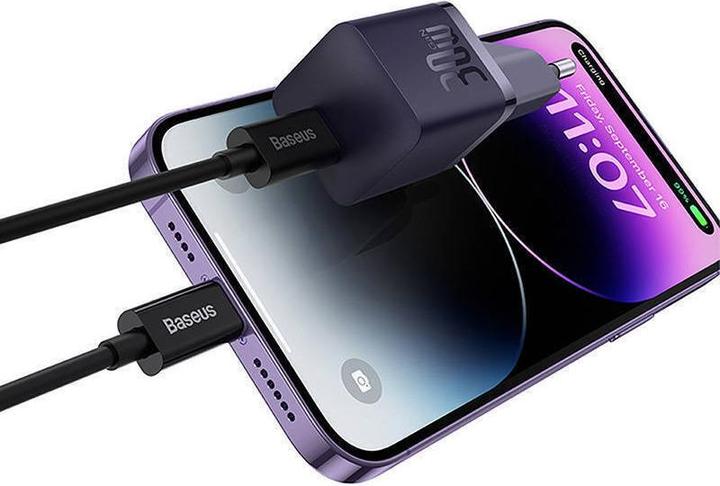 Immagine prodotto Baseus Mini caricatore da parete GaN5 30W (viola) (30 W)