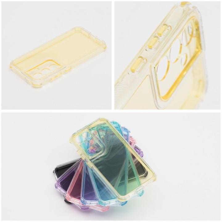Actual product image OEM Back panel cover MATRIX CLEAR Case for SAMSUNG S20 FE / S20 FE 5G yellow (Samsung Galaxy S20 FE, Samsung Galaxy S20 FE 5G)