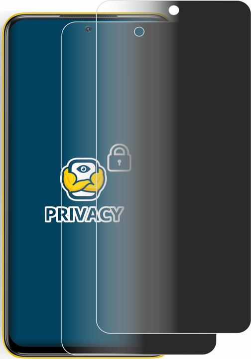 Immagine prodotto BROTECT Pellicola privacy antispia Pellicola di protezione dalla luce blu (2 Pezzo/i, Xiaomi Poco M3 Pro 5G)