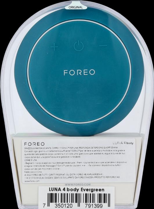 Produktbild Foreo LUNAâ„¢ 4 body Körperreinigungs- und Massagegerät für alle Hauttypen Mint Evergreen