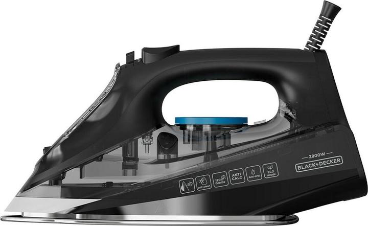 Image du produit Black & Decker Black+Decker Fer à repasser à vapeur BXIR2805E (2800 W, 90 g/min)