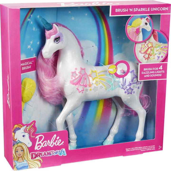 Image du produit Barbie Dreamtopia Brush 'n Sparkle Licorne