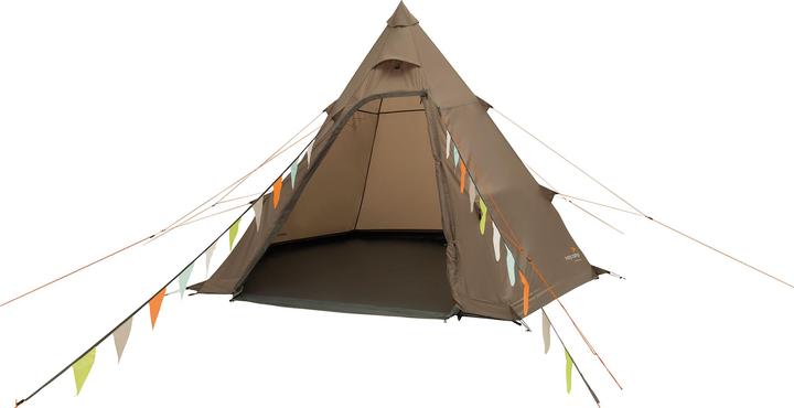 Easy Camp Otra Tipi, f?r 4 Personen (braun, Modell 2025) (5.50 kg, 4 Personen)
