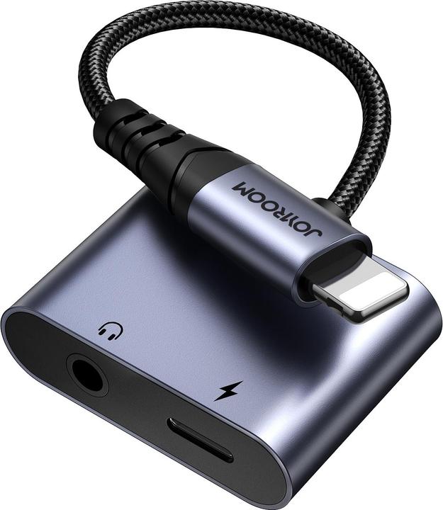 Produktbild Joyroom SY-L01 Lightning zu Lightning / 3,5-mm-Miniklinken-DAC-Adapter 2 in 1 (Lightning, 3.5mm Klinke)