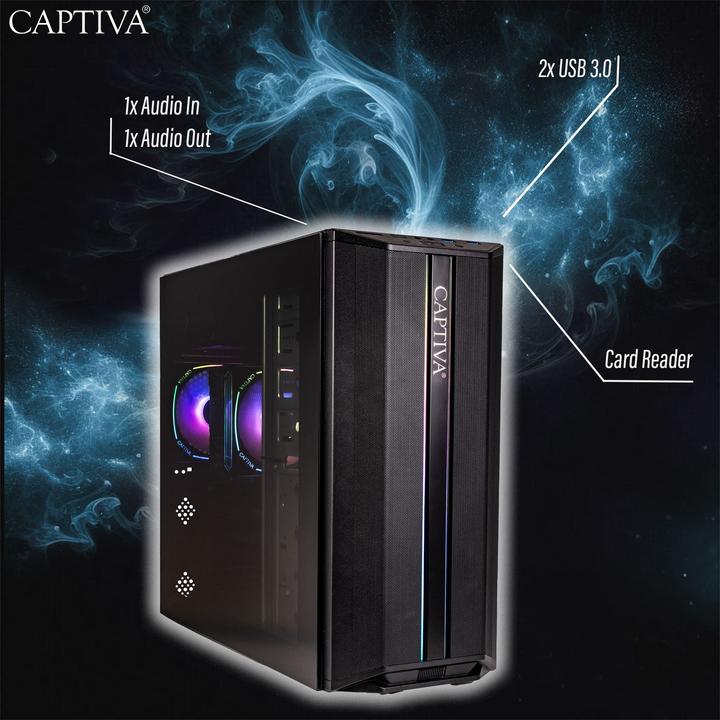 Produktbild Captiva Advanced Gaming R92-773 Ryzen 5 RTX 5060 Ti (AMD Ryzen 5 5600, 16 GB, 1000 GB, GeForce RTX 5060 Ti)