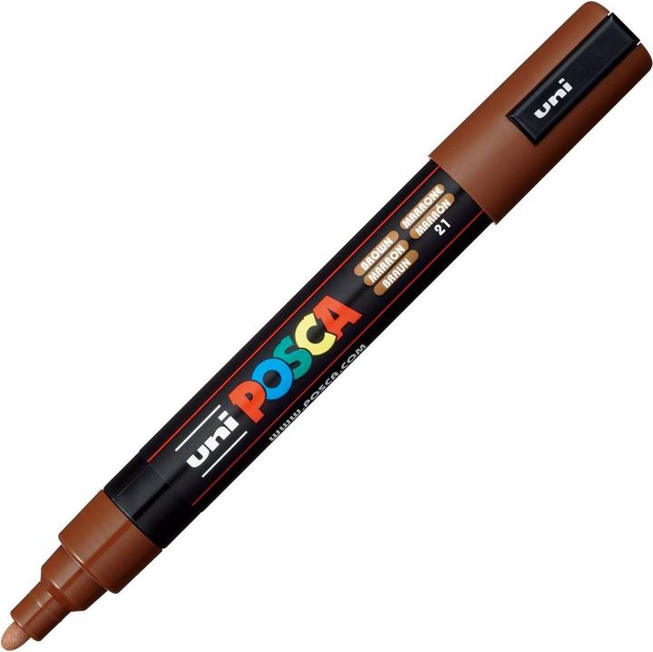 Image du produit Posca Marqueur PC-5M pointe ogive (Marron, 2.50 mm, 1 x)