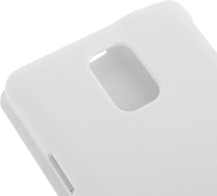 Produktbild König Design Handyhülle Tasche für Samsung Galaxy Note 4 SM N910 Weiss gebürstet (Samsung Galaxy Note 4)