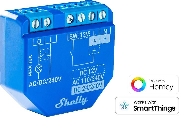 Image du produit Shelly Plus 1 (Actionneur de commutation)