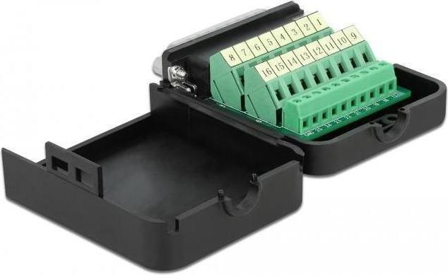 Produktbild Delock Adapter Terminalblock 26Pin - DB25 Parallelport Stecker (DB25, 6.48 cm)